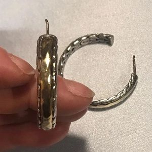 John Hardy Large Hoop Earrings